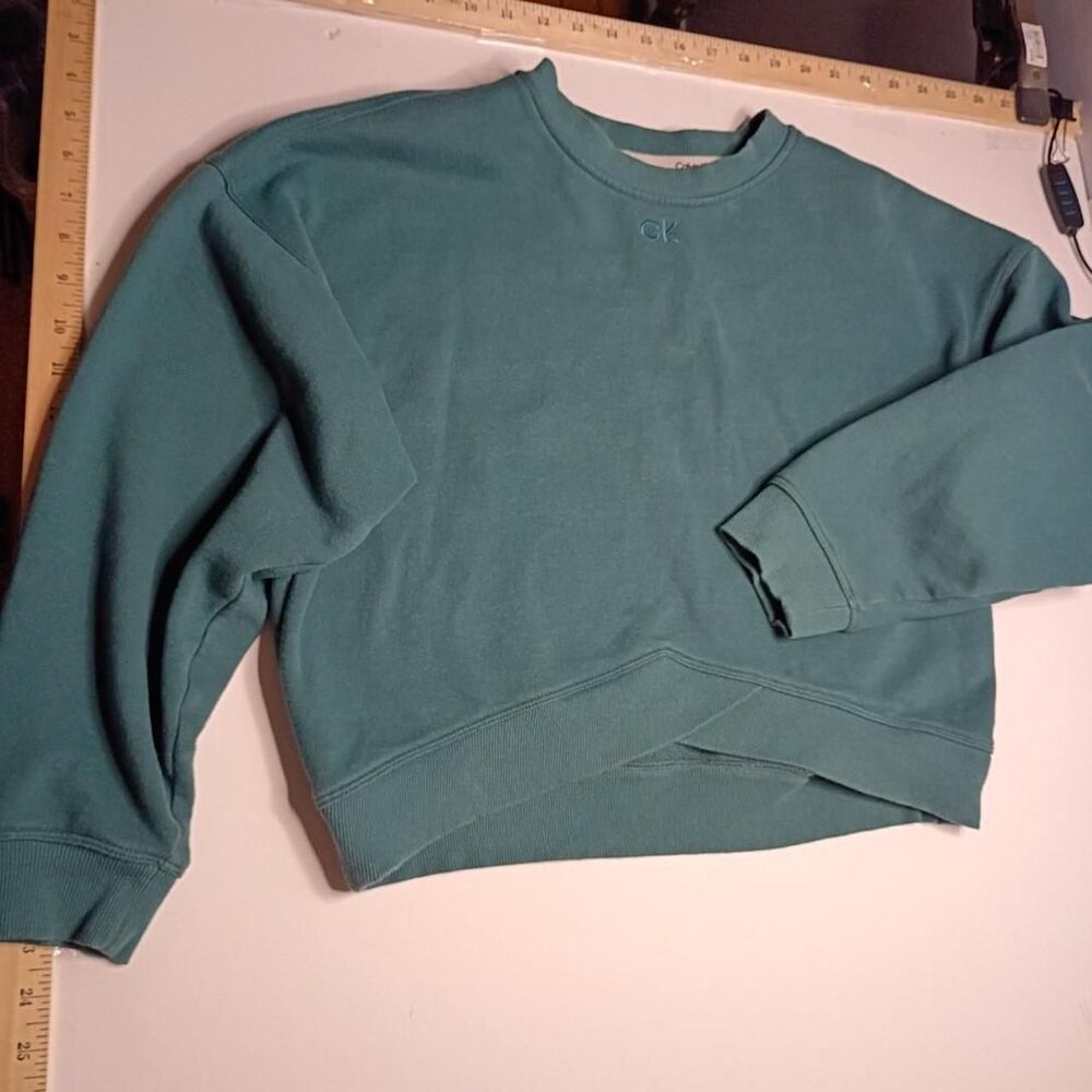 Calvin-klein Women's Green Sweatshirt